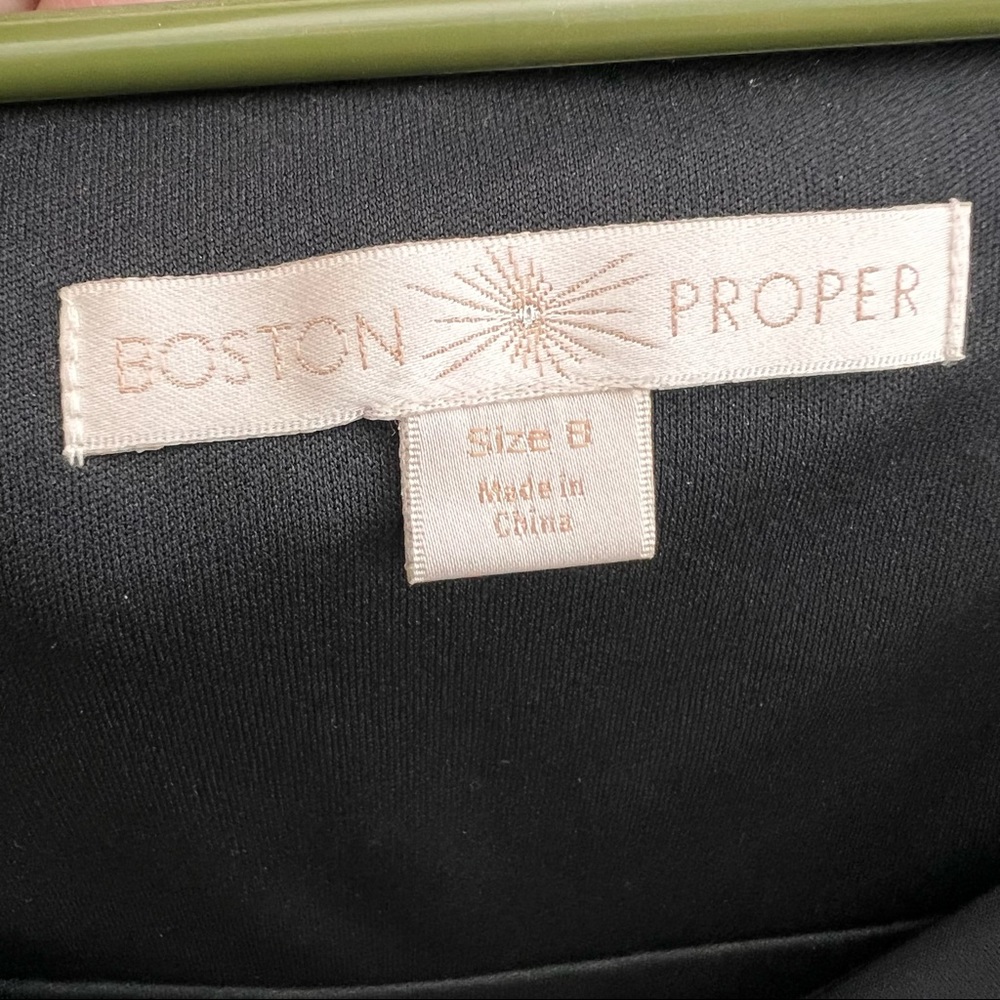 Boston Proper Ruched Body Con LBD - Picture 4 of 8